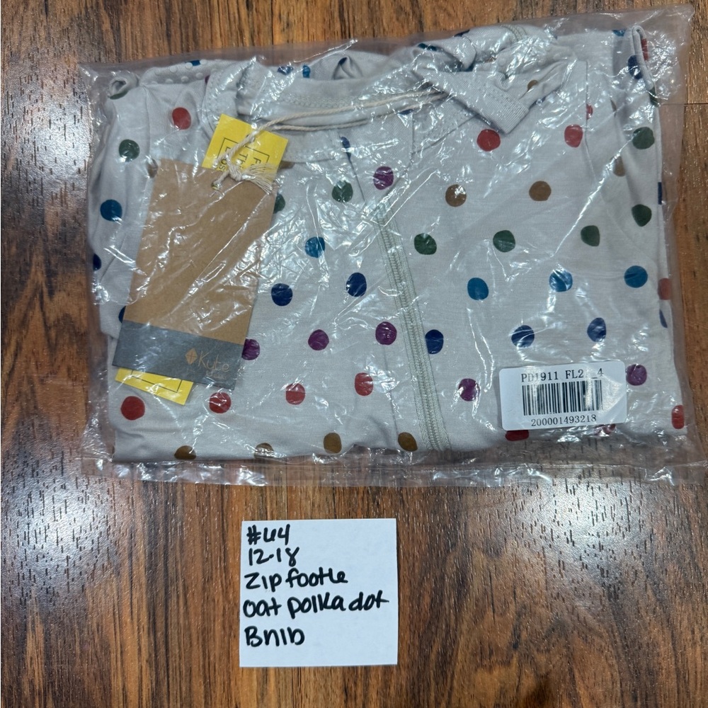 Kyte BABY Polka Dot Footie - Multicolor